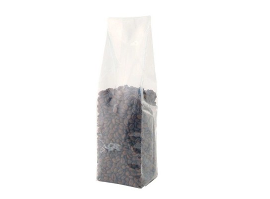 CLEAR SIDE GUSSET POUCH WHOLESALE